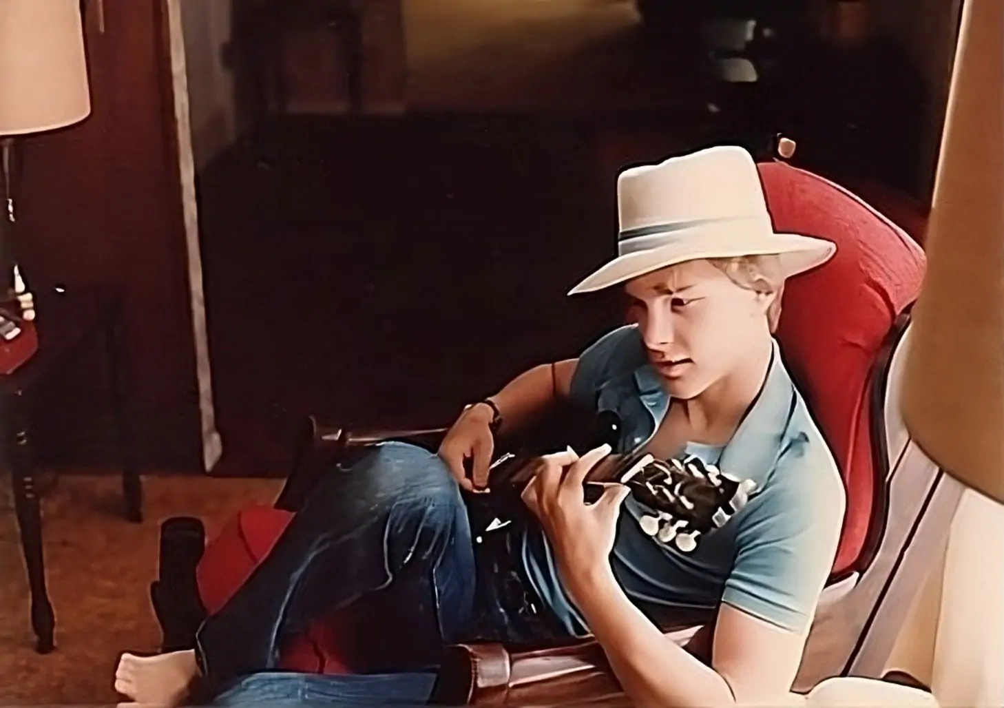 Jay Yarbrough playing guitar 1977